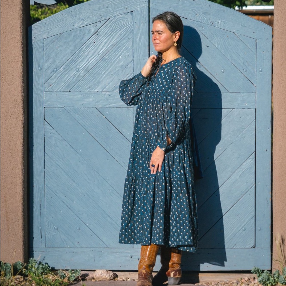 ISO Matta Pia Dabu print dress, M/L
